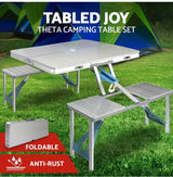 Portable Folding Camp Table Set