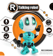 Talking Robot for Kids Toys for 3-6 Year Old Boys Girls Popular Toys for 4-8 Year Old Girls Boys Xmas Stocking Stuffers for Boys Girls - Blue
