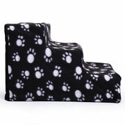 Portable 3-Step Pet Stairs with Removable Cover