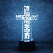 7-Colour Acrylic Crucifix LED Night Light