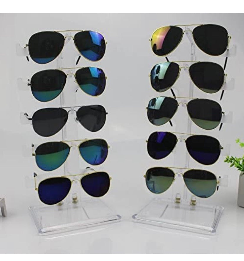 5-Pair Freestanding Eyewear Display Stand