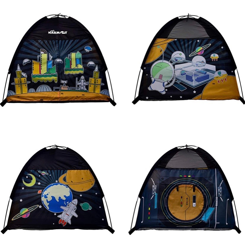 Play Tent Space World Dome Tent for Kids Indoor / Outdoor Fun - 48 x 48 x 40 inch