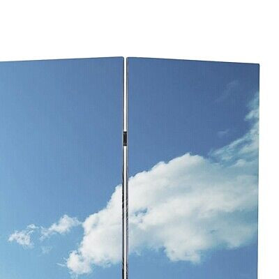 160 × 170 cm Double-Sided Beach-Print Folding Room Divider