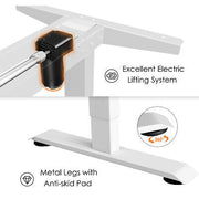 Standing Desk  Electric Motorised Height Adjustable Sit Stand Table Home Office