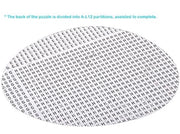 LRRH 1000 Pcs Round Jigsaw Puzzles Rainbow Palette Intellectual Game for Adults and Kids