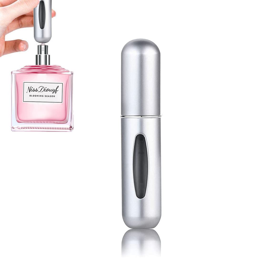 5 mL Bottom-Fill Refillable Perfume Atomiser – 8 Colours