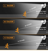 Dual-Head Solar Motion Sensor Security Light