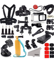 Accessories for GoPro Hero 7 Black / 6/5 Action Camcorder Camera Accessories Mounts Waterproof Housing Case Chest Head Strap Bike Car Backpack Clip Mount for Go Pro Hero7 Hero6 Hero5