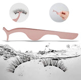 Magnetic Eyeliners and Eyelashes kit, 2 Pairs Natural and Reusable Eyelashes with a Tweezer and Fashion Mirror Kit, Your Fast Eye-Makeup Helper