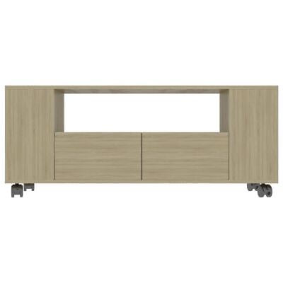 Rolling TV Entertainment Unit with Storage
