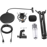 USB Cardioid Condenser Microphone Kit with Boom Arm
