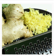 Wide Stainless-Steel Fine Grater & Zester with Bowl Hook
