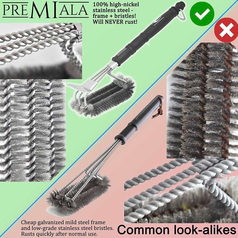 Stainless Steel BBQ scraper