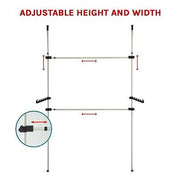 Randy & Travis Adjustable Heavy-Duty Garment Rail
