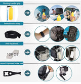 Action Camera Accessories Kit 60-in-1 for Gopro MAX GoPro Hero 9 8 7 6 5 Session 4 3+ 3 2 1 Black Silver SJ4000/ SJ5000/ SJ6000 DJI OSMO Action DBPOWER AKASO Xiaomi Yi APEMAN