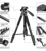 Neewer Portable Aluminum Alloy Camera 2-in-1 Tripod Monopod Max