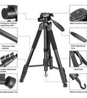 Neewer Portable Aluminum Alloy Camera 2-in-1 Tripod Monopod Max