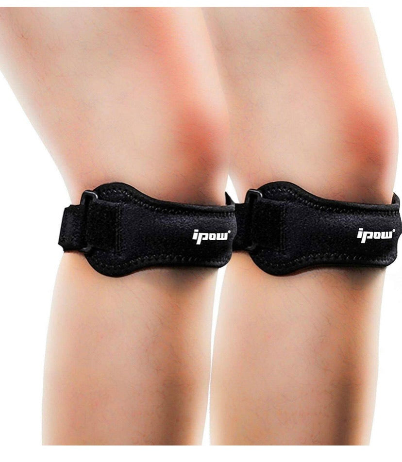 2 Pack Knee Pain Relief & Patella Stabilizer Knee Strap
