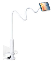 Phone Holder Bed Gooseneck Mount - Cell Phone Clamp Clip for Desk