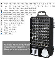 Mini Precision Screwdriver Set, 115 in 1 Set, Professional Repair Tool Kit with Magnetic Driver for Cellphone, Computer, Laptop, Watch, PS4 and Another Daily/Professional Use