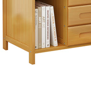 Bamboo Bedside Table – Natural Wood