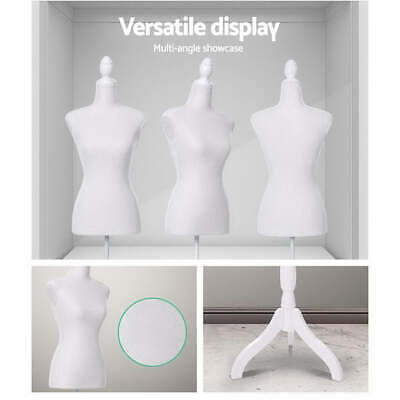 White Pinnable Dressmaking Mannequin – Adjustable 140–170cm