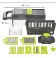 Vegetable Chopper, BRITOR Mandoline Slicer Cutter Chopper and Grater 10 in 1 Vegetable Slicer Potato Onion Chopper Veggie Chopper Dicer with Container Black