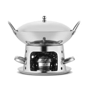 Hotpot Chafing Dish Alcohol Stove Stainless Steel Buffet Food Warmers Portable