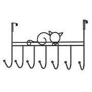 7-Hook Over-Door Coat, Towel & Bag Rack