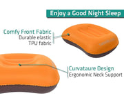 Compact Inflatable Camping & Travel Pillow – 78g
