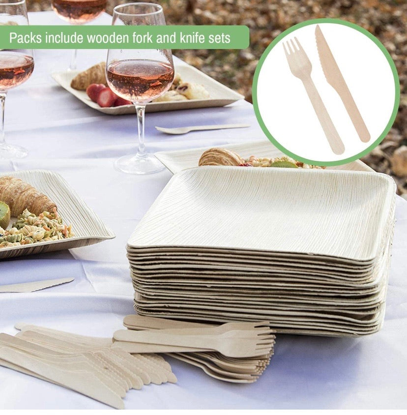 Palm Leaf Disposable Plates