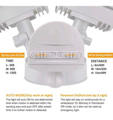 Dual-Head Solar Motion Sensor Security Light