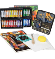 Acrylic Painting Supplies Set with 48x22ML Acrylic Paints, Acrylic Paintbrushes, Canvas Panels, Acrylic Painting Pad, Palette Knife, Art Supplies for Artists, Beginners & Adults