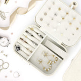 Jewellery Box Organizer, TERSELY Portable Jewelry Travel Storage Organizers Case for Rings Necklace Stud Bracelets Gift Box for Women Girls