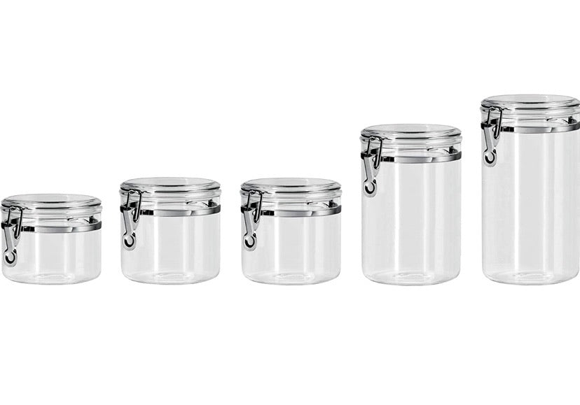 5-Piece Acrylic Canister Set