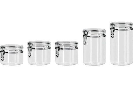 5-Piece Acrylic Canister Set