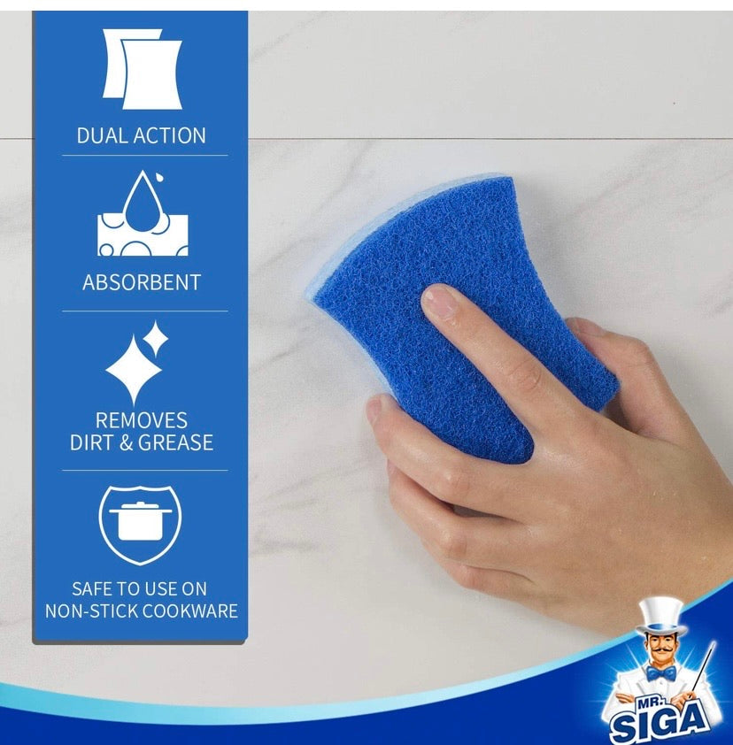 Non-Scratch Cellulose Scrub Sponge