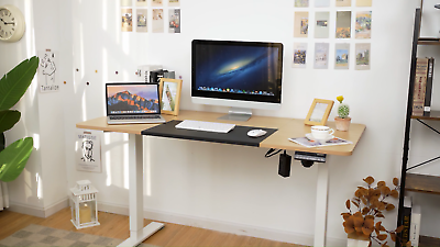 Standing Desk  Electric Motorised Height Adjustable Sit Stand Table Home Office