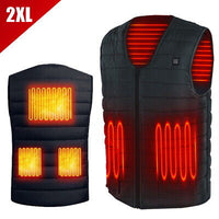 USB Heated Vest with 3 Temperature Levels – 6 Sizes