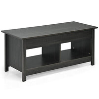 Lift-Top Coffee Table with Open & Hidden Storage