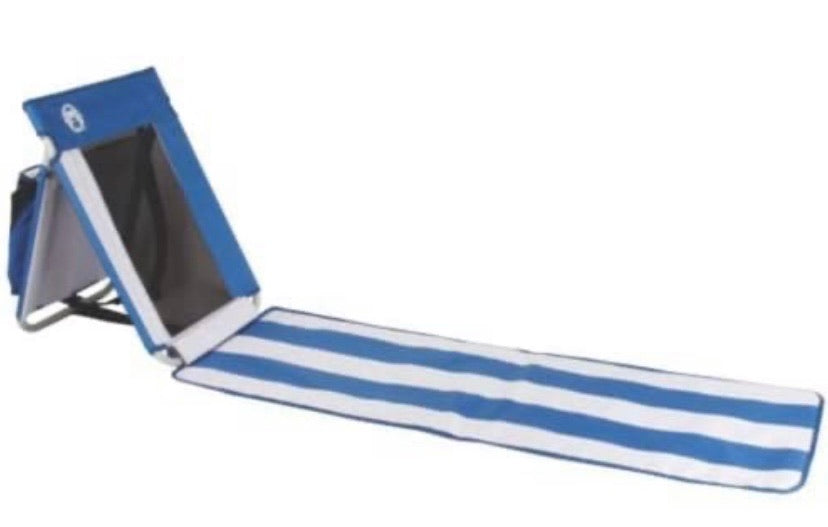 Coleman Beach Mat, Blue/White