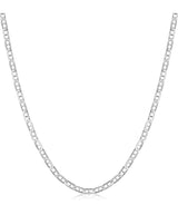 Sterling Silver Anchor Marine Necklace