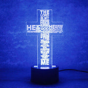 7-Colour Acrylic Crucifix LED Night Light