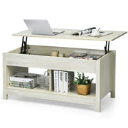 Lift-Top Coffee Table with Open & Hidden Storage