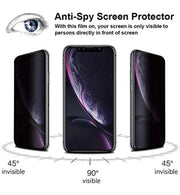Privacy Tempered-Glass Screen Protectors for iPhone 11/XR – 2 Pack