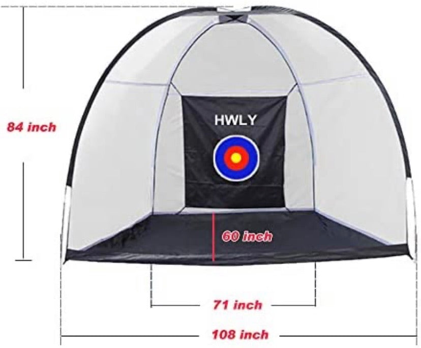 Golf Hitting Net | Driving Range For Backyard & Indoor | Also Suitable For Soccer, Baseball, Softball Practice
