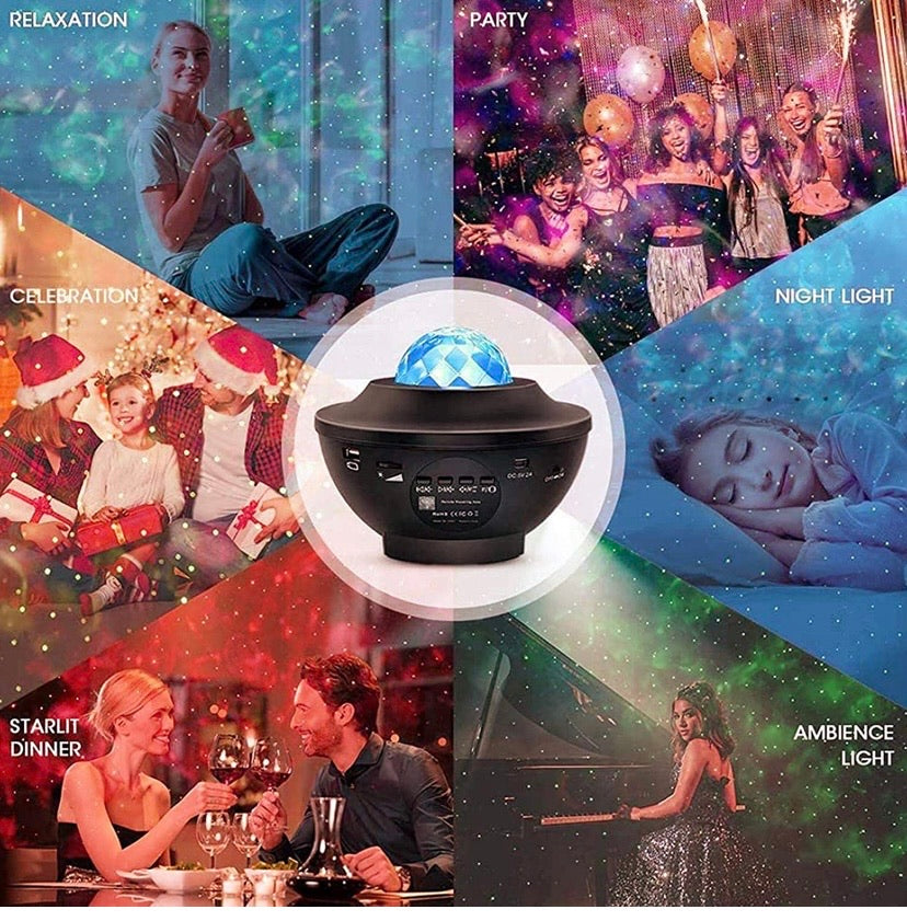 Galaxy Projector with Remote Control