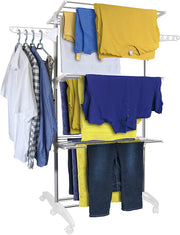 Extra-Large 3-Tier Folding Clothes Airer – 20m Drying Space