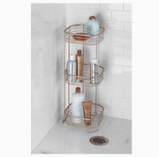 3-Tier Freestanding Steel Bathroom Organiser – Satin Finish