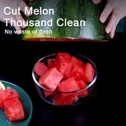 2-in-1 Stainless-Steel Watermelon Slicer & Fruit Fork